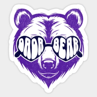 Dada Bear Design Sticker